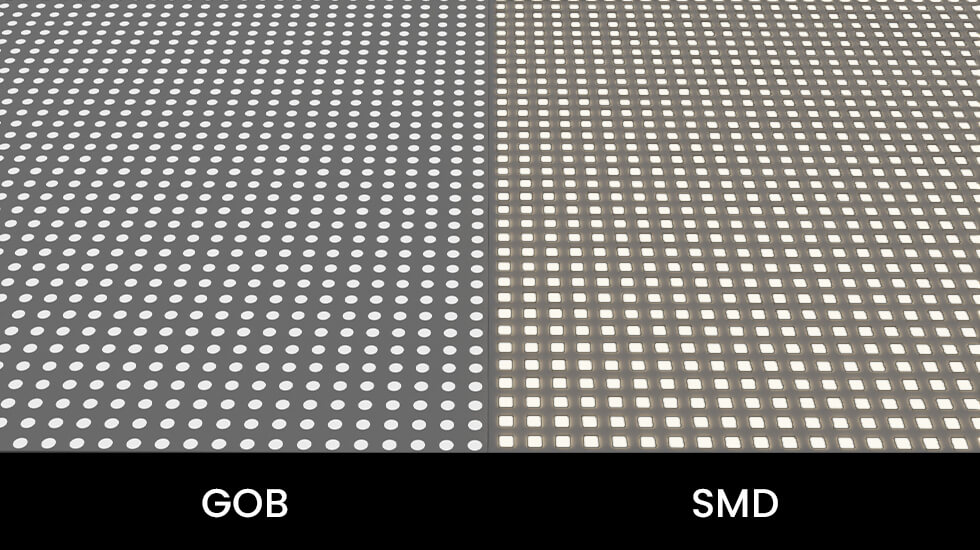 GOB led display module of of TP 500K front maintenance led display