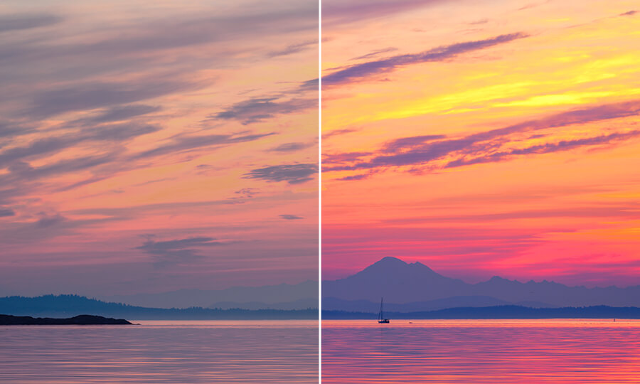 color saturation of led display