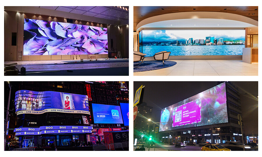 indoor and outdoor led display