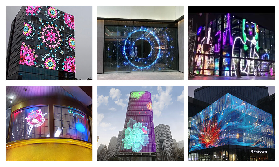 application field of transparent led film