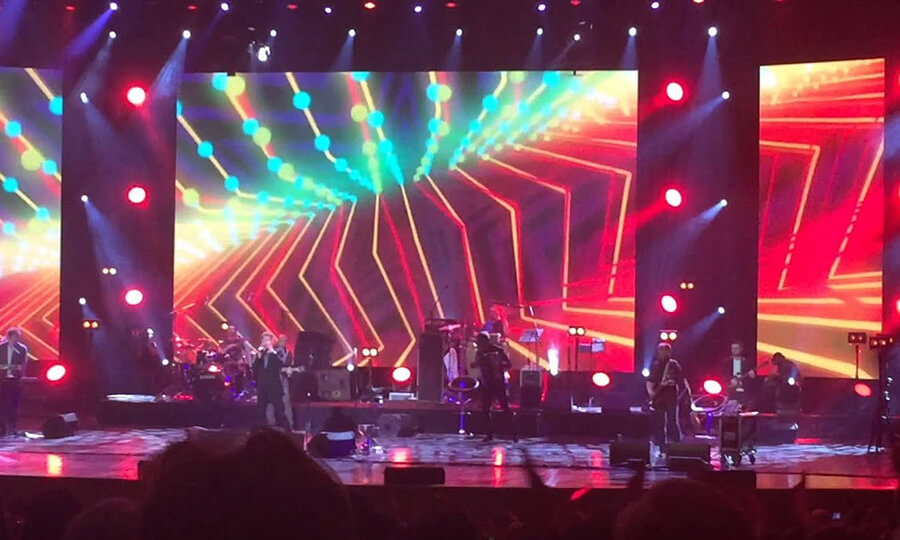 led display for concert
