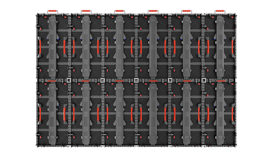seamless splicing of TP 1000A outdoor full color led display(2) TP1000A Series LED display(1)