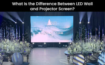 What Is the Difference Between LED Wall and Projector Screen?