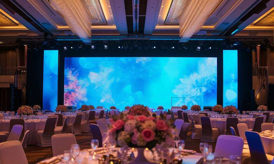 Indoor LED event display