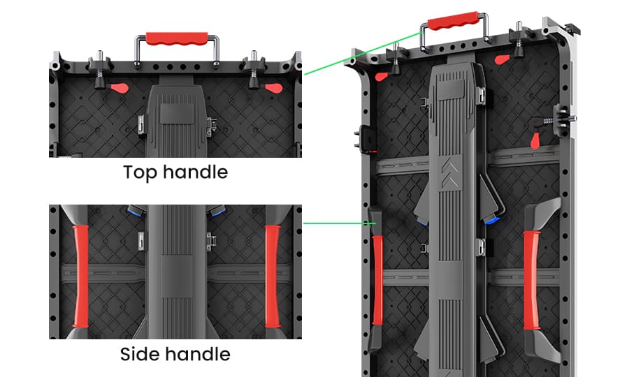 Cabinet Equipped with Handles