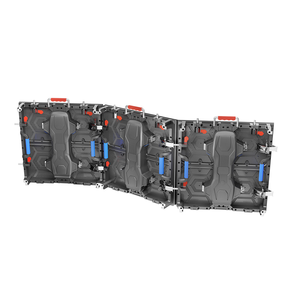 Curved LED Display Cabinet （1）