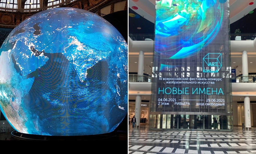 Spherical Display and Transparent Dislplay