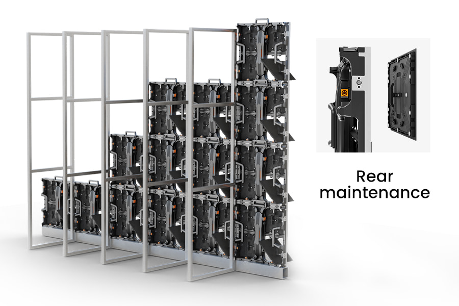 indoor LED display screen rear maintenance