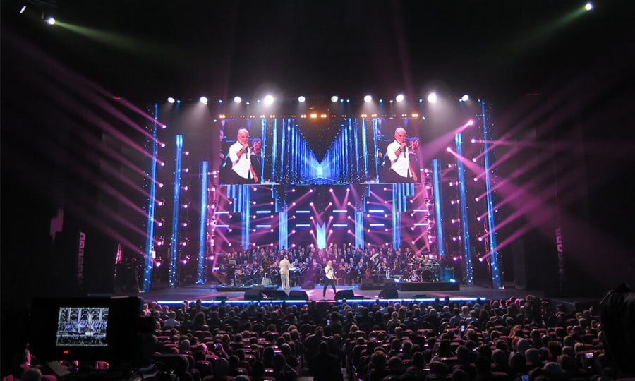 Concert LED display screen