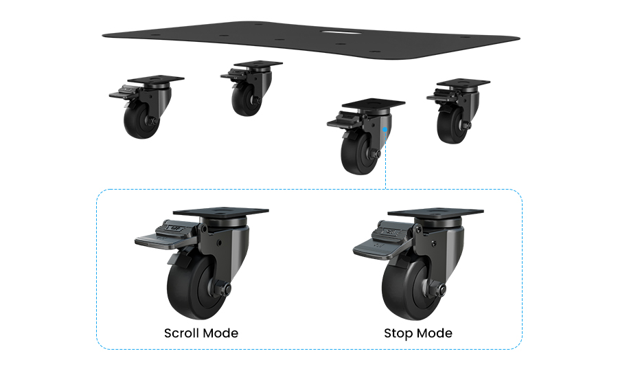 led poster display easy mobility