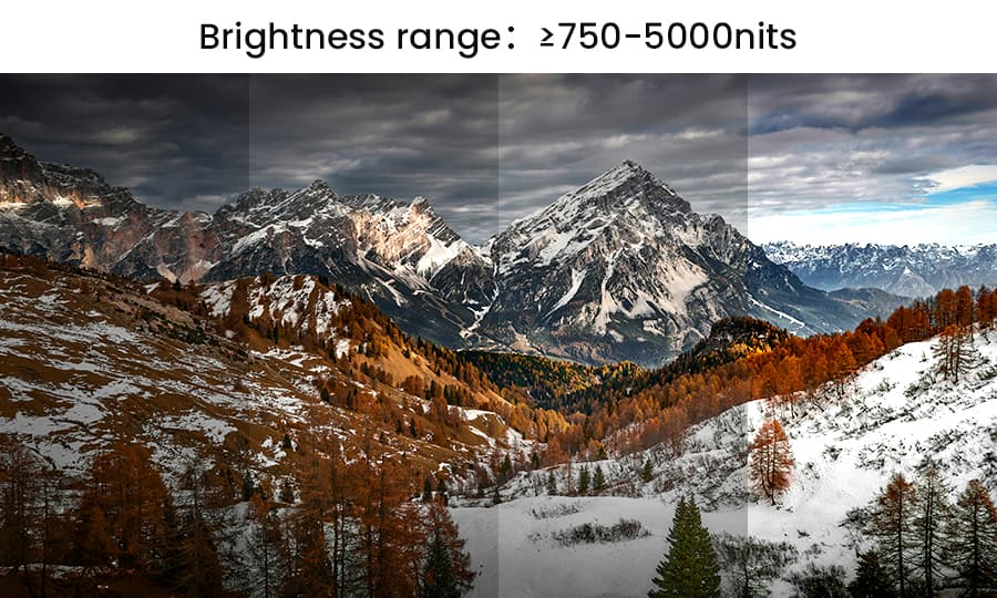 led poster display higher brightness