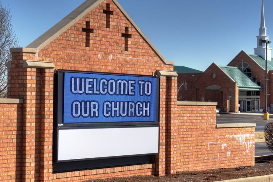 Church Welcome Screens