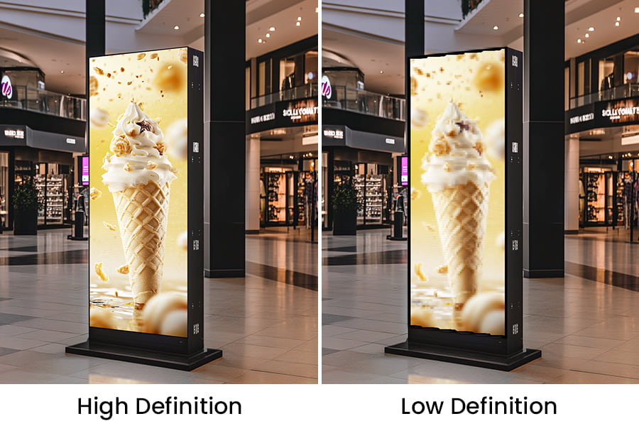 Ultra Clear Visual Impact LED Display Poster