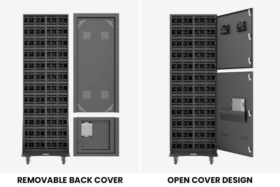 outdoor led poster easy maintenance rear access