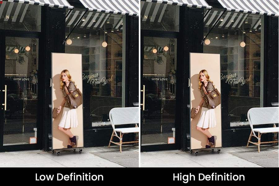 outdoor led poster ultra clear vivid visuals