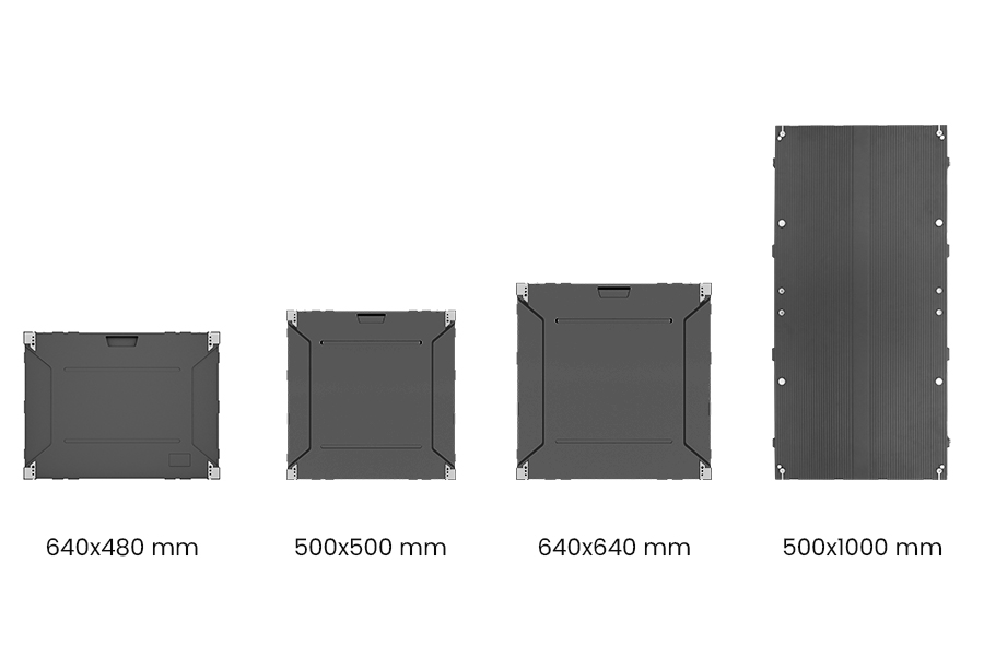 customizable sizes of indoor fixed led display