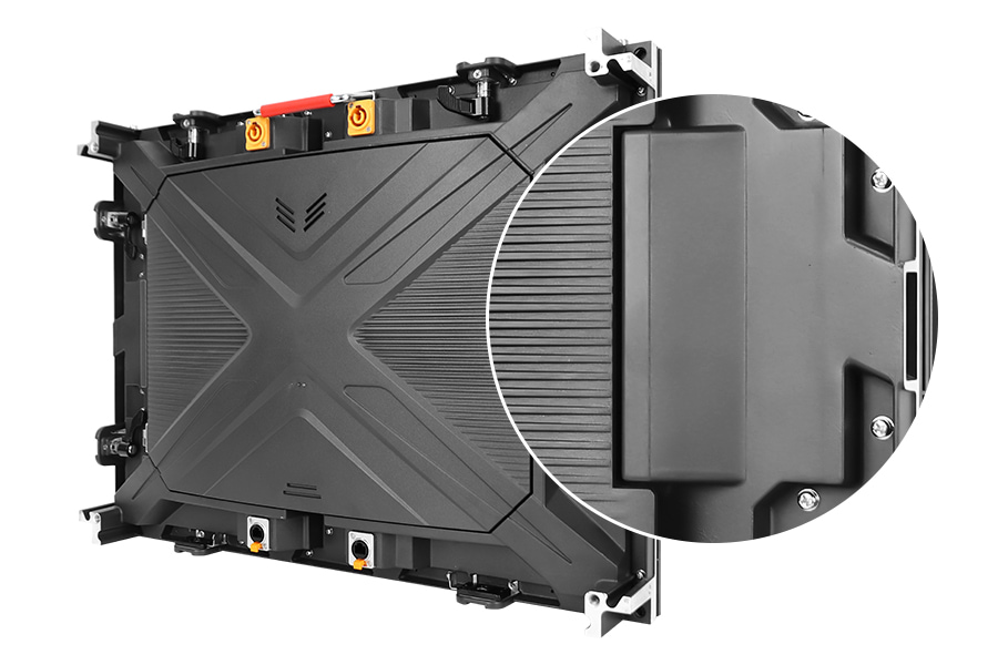 Aluminum cabinet rental LED display