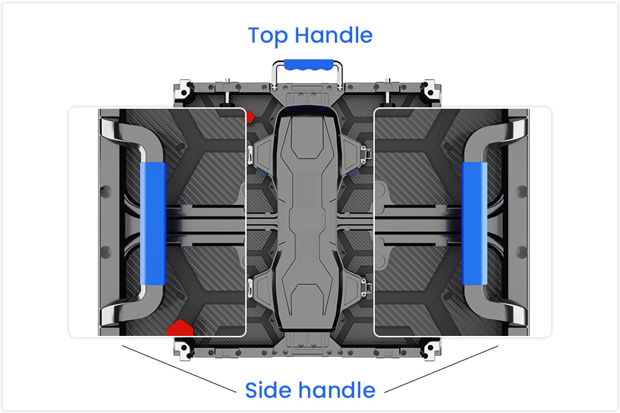 Convenient Handle for Easy Setup