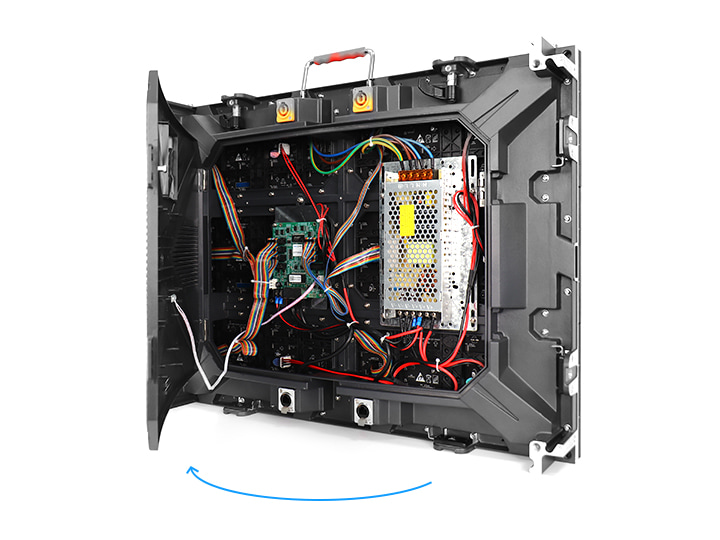 Easy back maintenance rental LED display