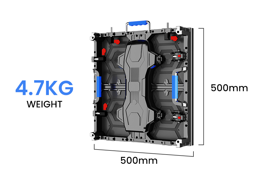 Lightweight Die-Cast Cabinet for Easy Installation