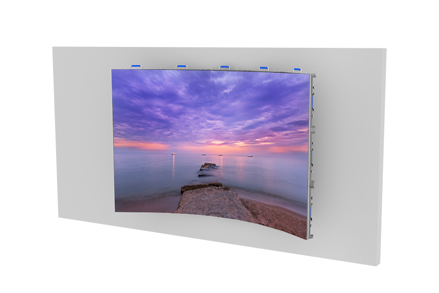 Wall Mounting Installation of Curved LED Screens