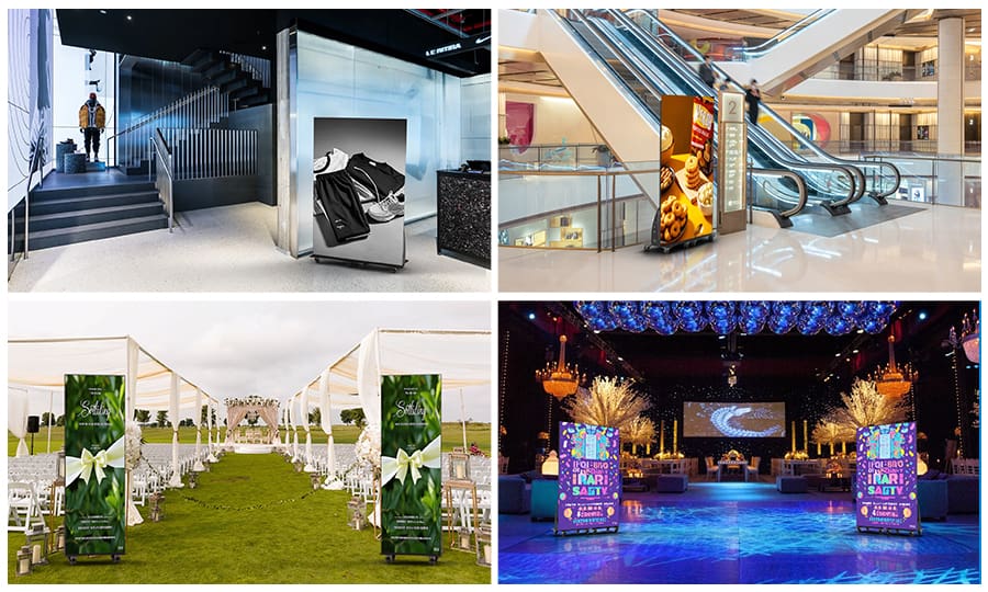 Digital LED Poster A variety of application scenarios