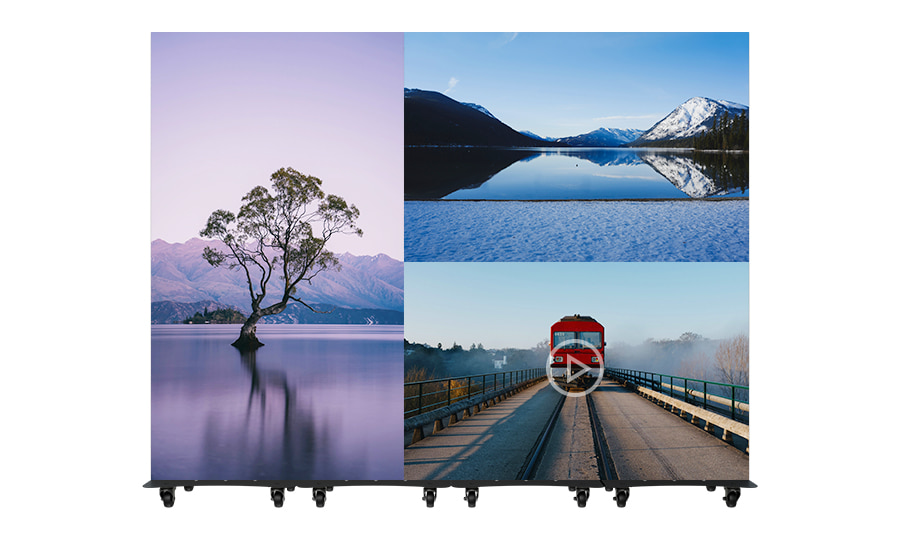 Support for a variety of content display