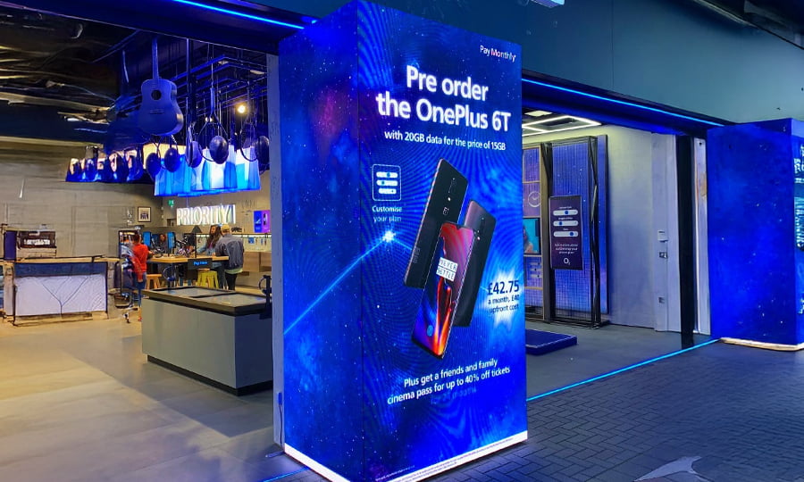 The Right-angle Rental LED Display Screen Cabinets scenario application