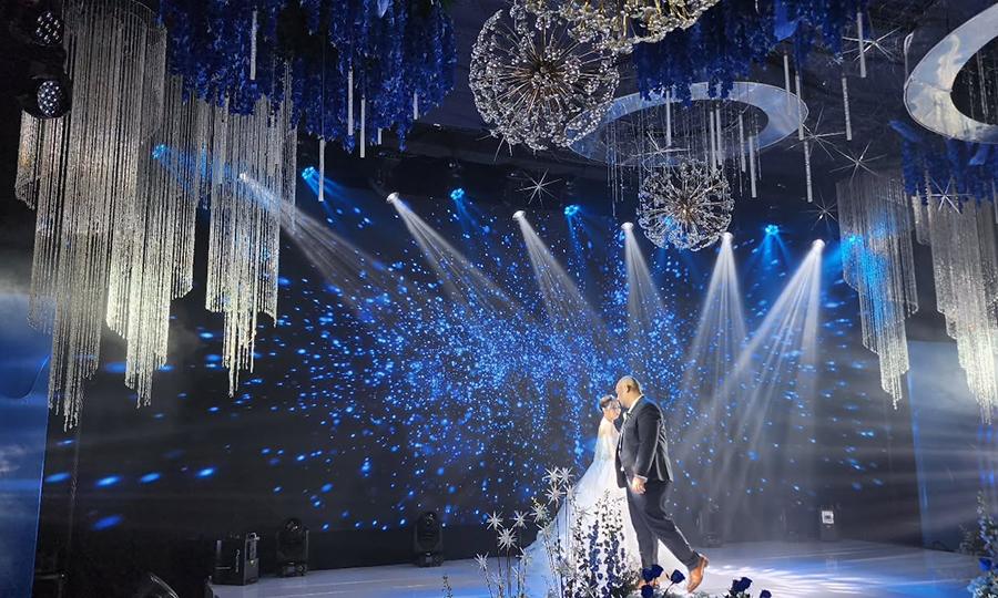 The LED screen scene