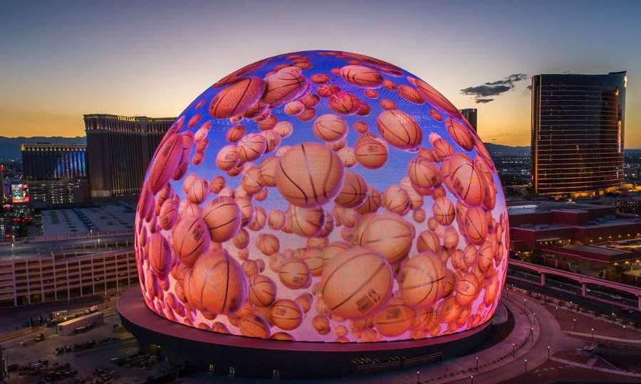 The Sphere transforming Las Vegas skyline