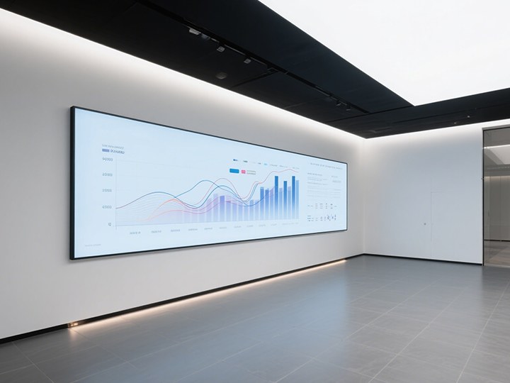 Flat-LED-screen-transforms-corporate-lobby