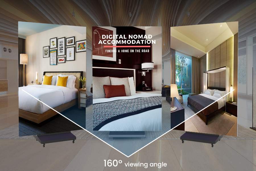 Wide viewing Angles of Tri-fold LED Poster Displays