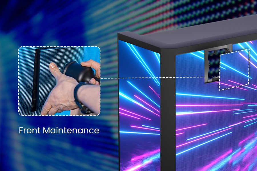 Handle-easy,-tool-free-front-maintenance-on-the-LED-booth