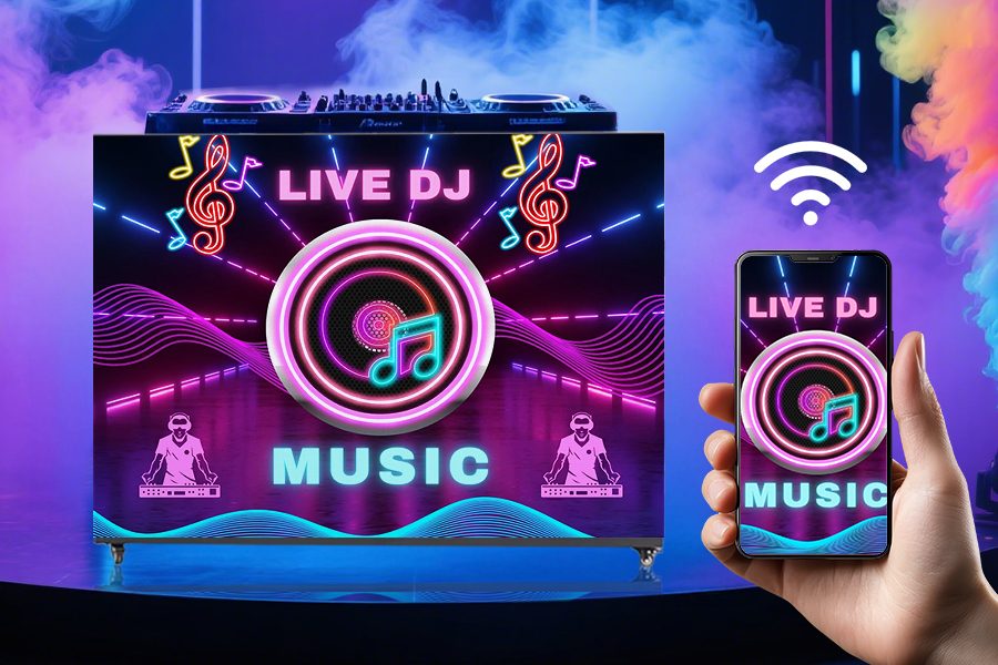 Manage-your-DJ-LED-screens-effortlessly-with-remote-control