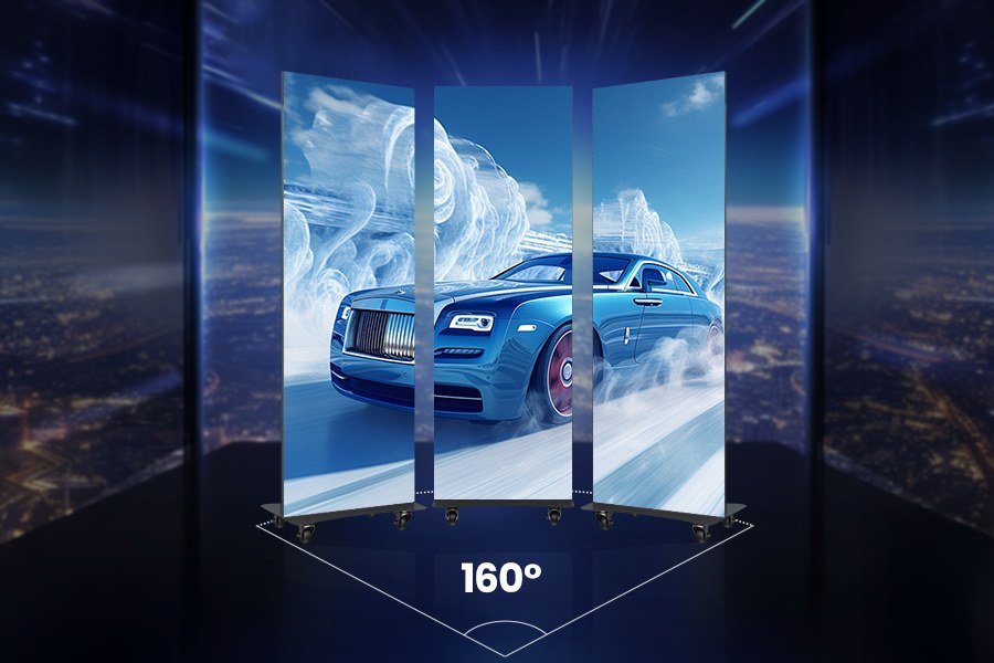 Wide-160°-viewing-angle-on-LED-poster-engages-large-crowds