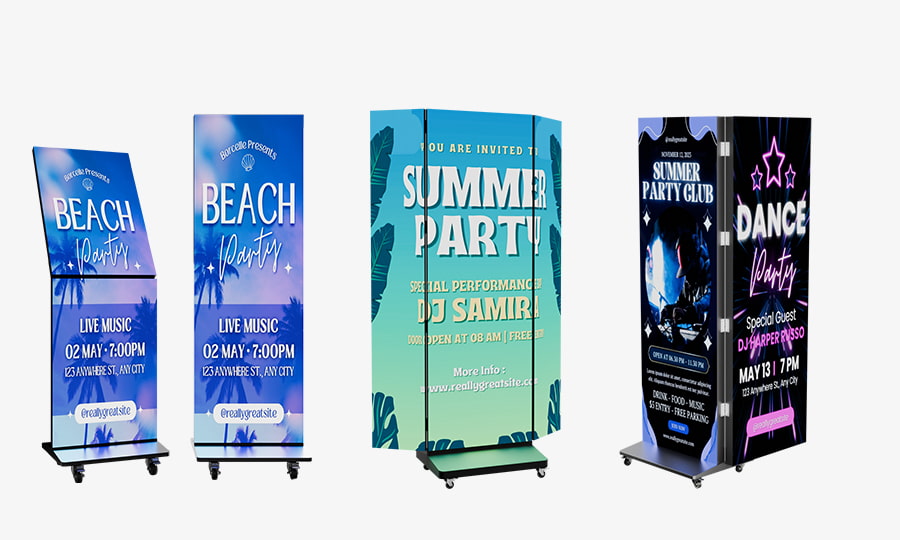 All LED Poster Display Models