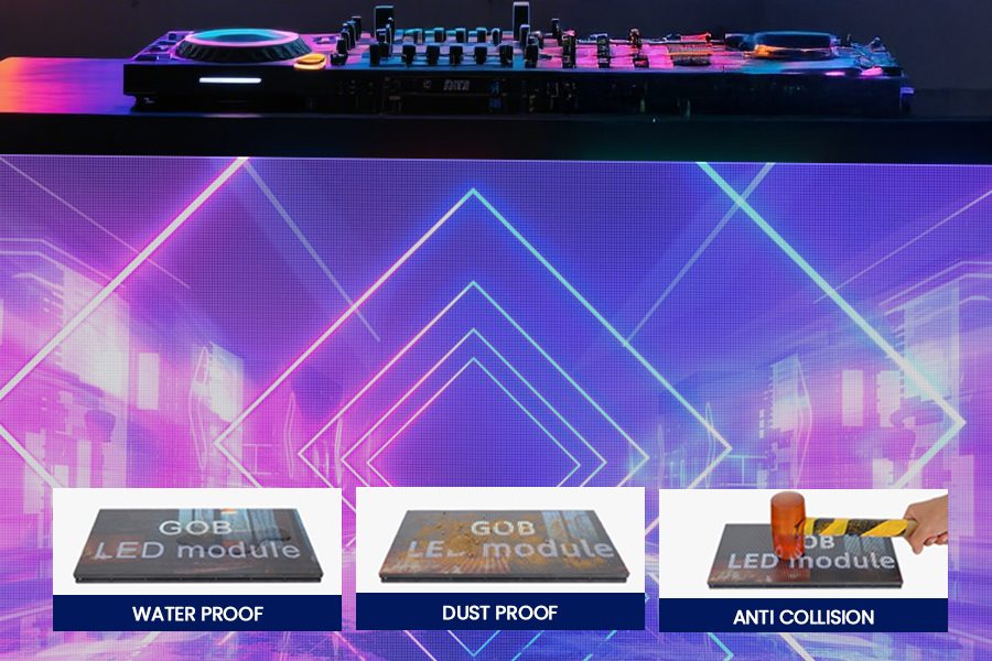 LED-DJ-BOOTH-Screen-GOB-Protection