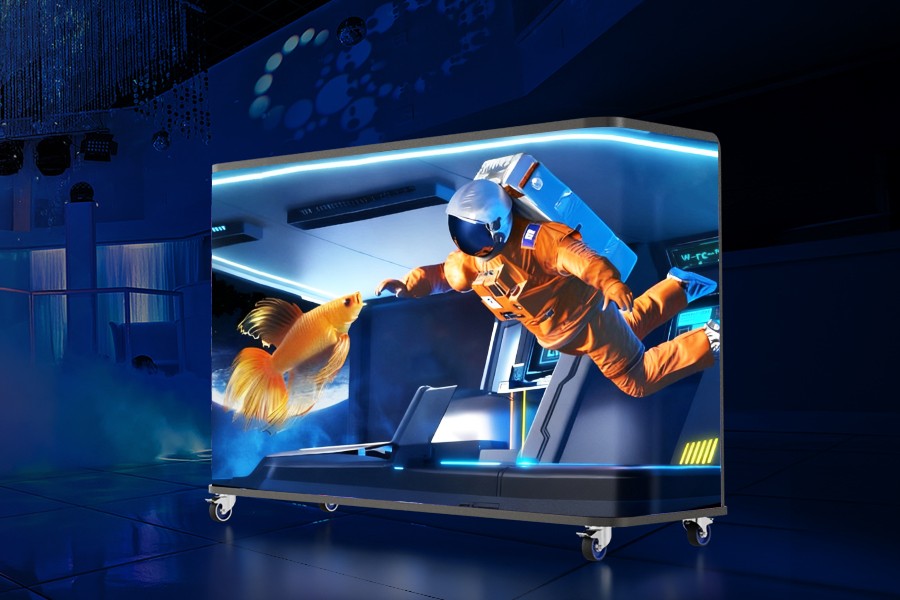 Create stunning depth with 3D video on a DJ facade LED screen