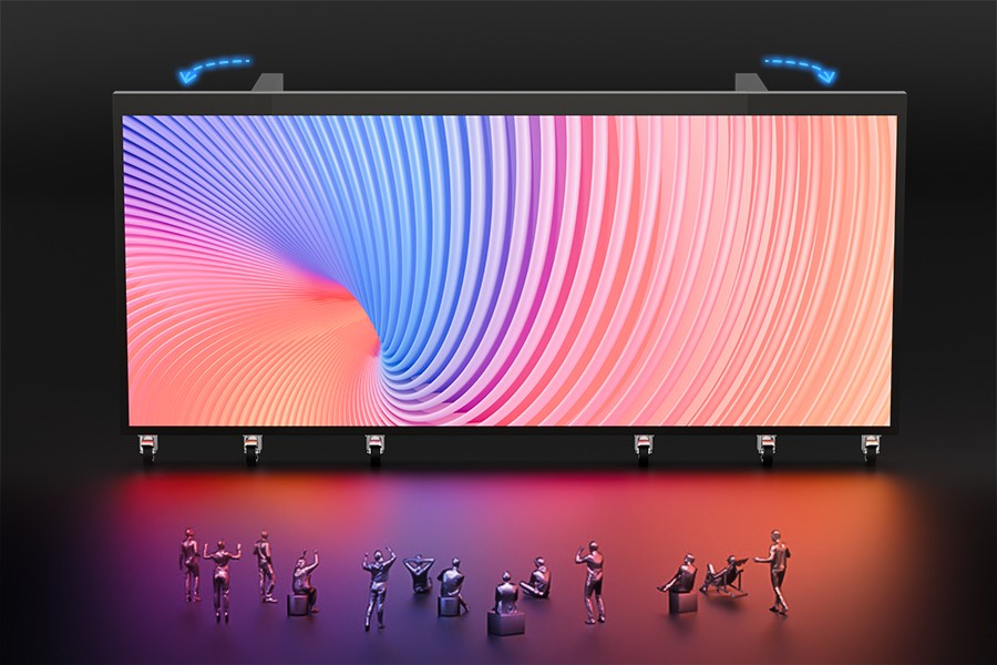 DJ screen booth expands into seamless LED wall