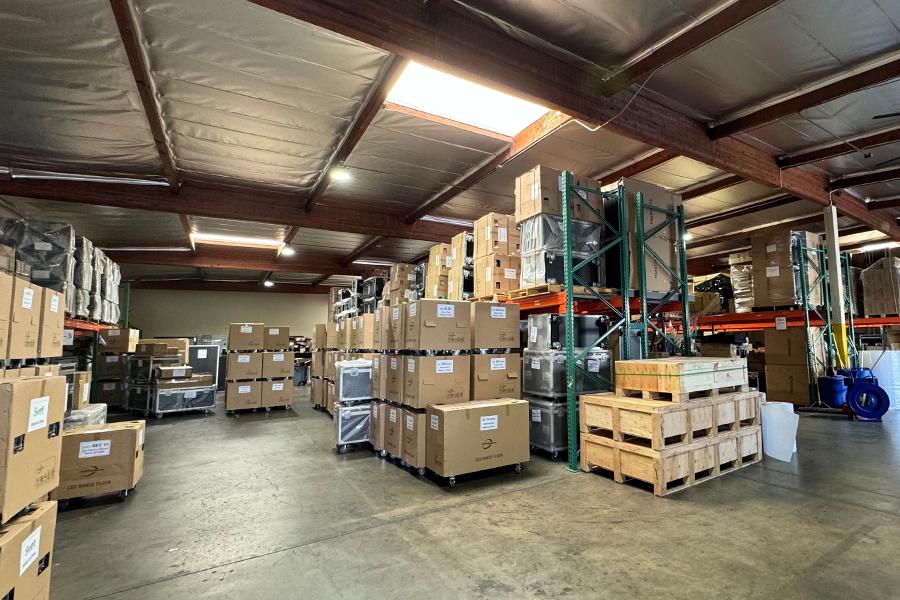 Foldable DJ booth fast shipping from USA warehouse