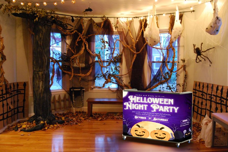 LED DJ booth Festival Productions