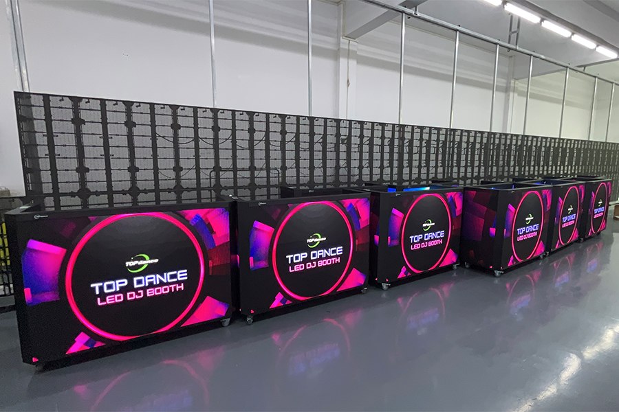 LED DJ booth factory with 72-hour aging test