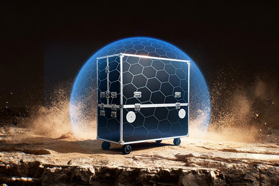 Protect your investment with our integrated flight case
