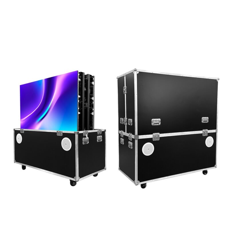 Movable Led Display Retractable Folding Portable LED Display | One-Touch Lift & Fold
