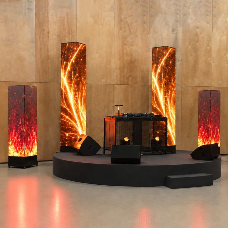 Square LED Cube Display P2.5 | Portable 360° Event Screen