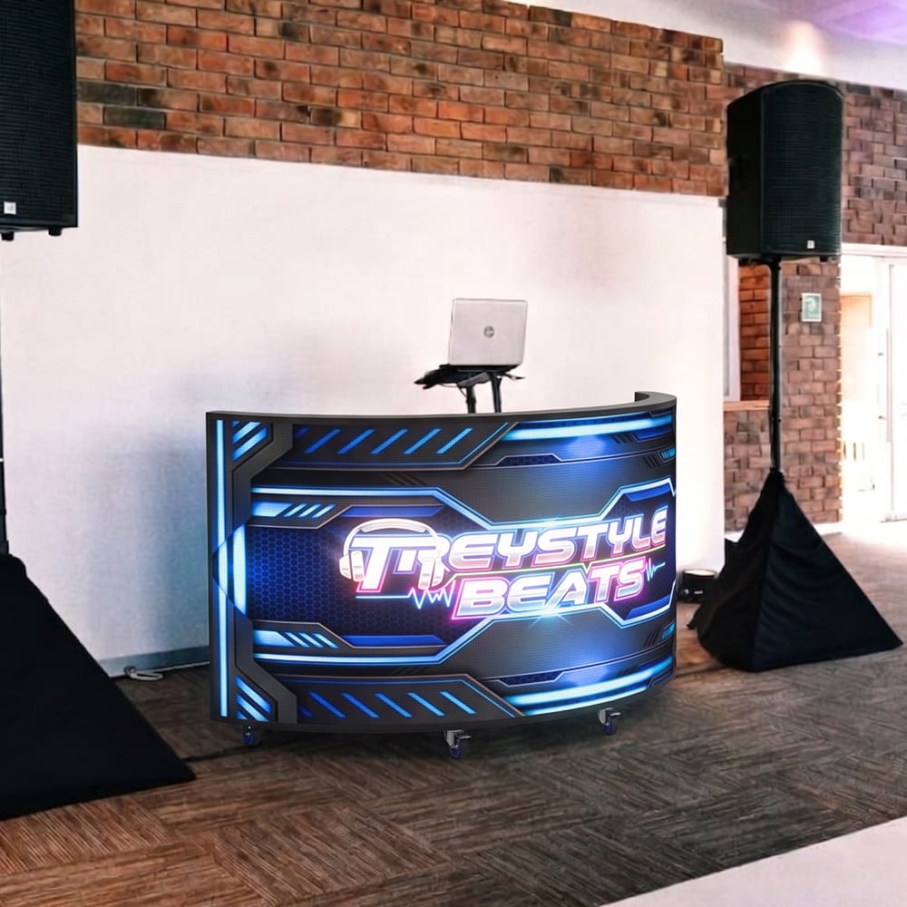 Semi-circular LED DJ Booths (4)