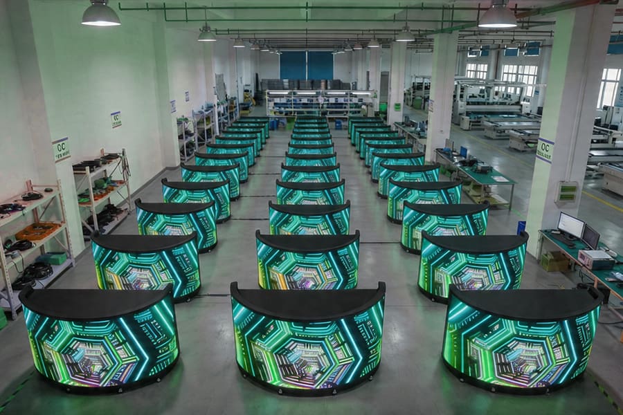 72-hour quality testing for LED DJ Booths