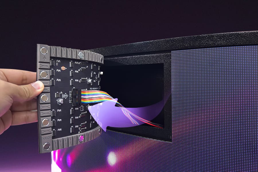 Ensure more uptime with front-access maintenance for LED DJ Booths