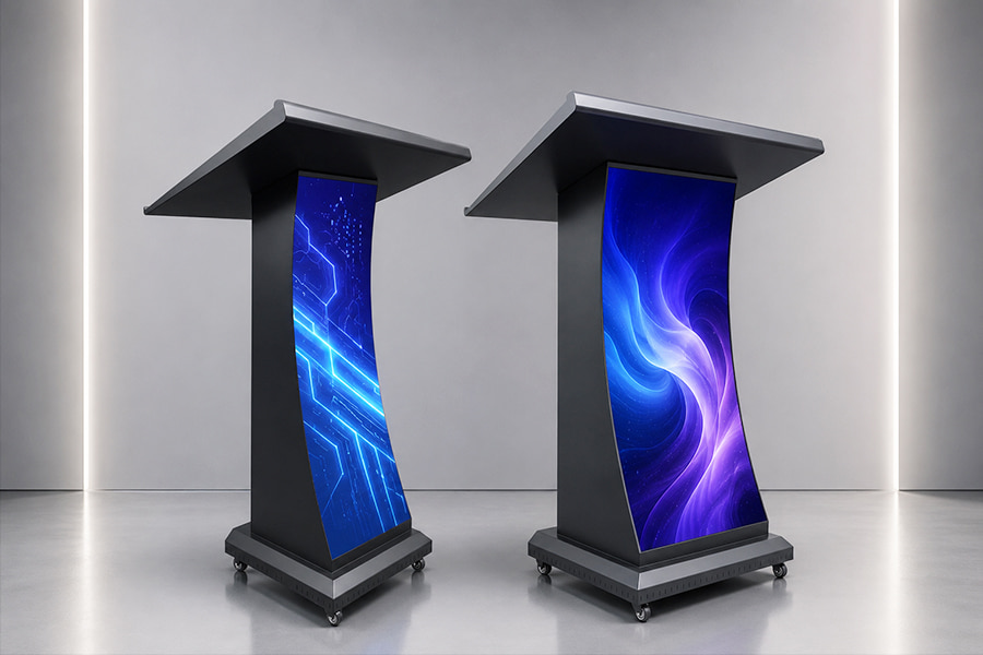 LED podium Flexible Size Options