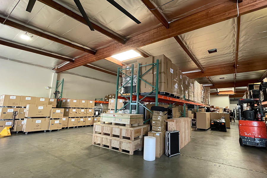 TOP DANCE US Warehouse for LED DJ Booths
